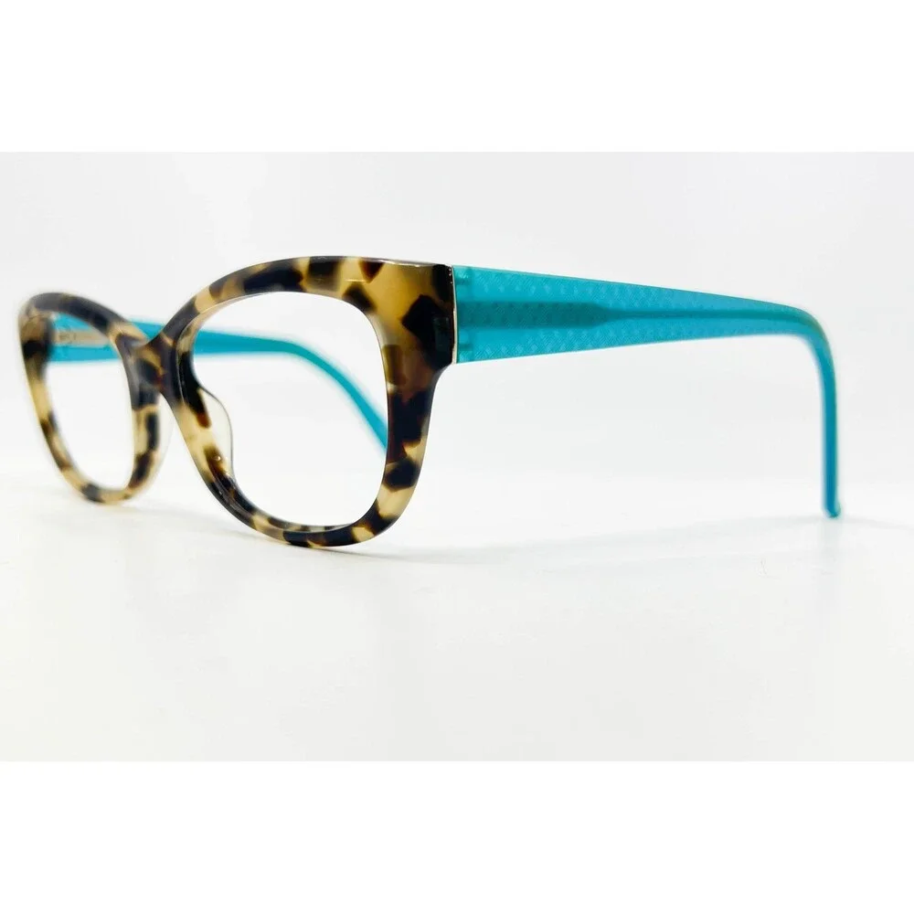 Kirkland Signature Eyeglasses Womens Tortoise Teal KS Molly 53-17-135 39849